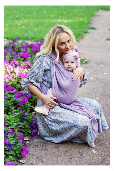 Слинг-шарф Ellevill Zara Lavender