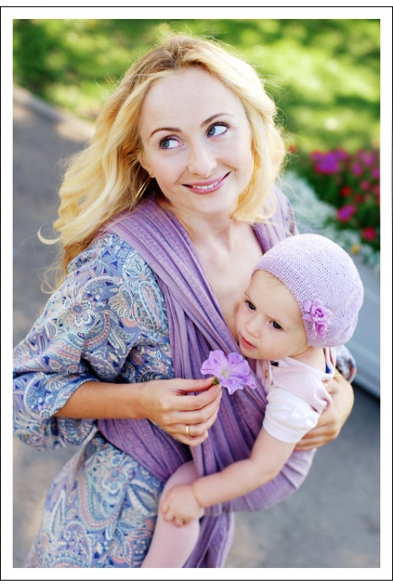 Слинг-шарф Ellevill Zara Lavender