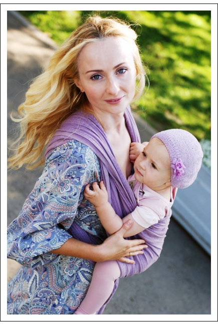 Слинг-шарф Ellevill Zara Lavender