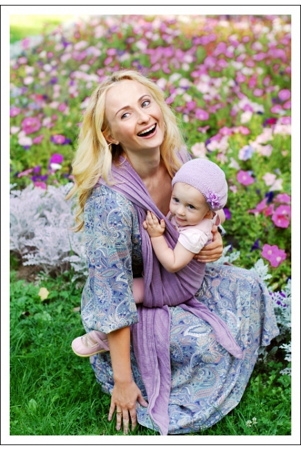 Слинг-шарф Ellevill Zara Lavender