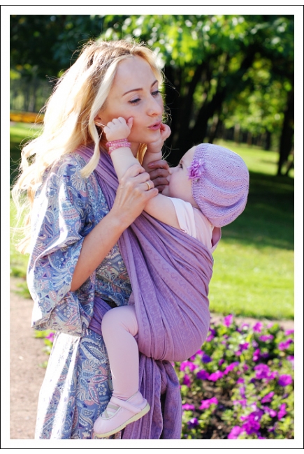 Слинг-шарф Ellevill Zara Lavender