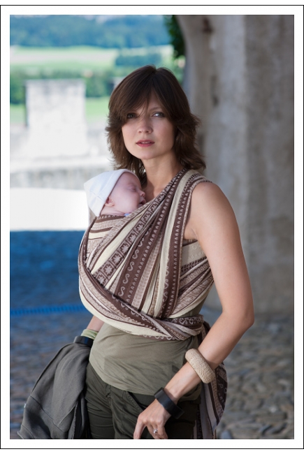 Слинг-шарф Ellevill Zara Tricolor Sandstorm