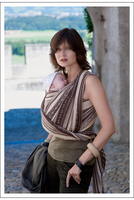 Слинг-шарф Ellevill Zara Tricolor Sandstorm