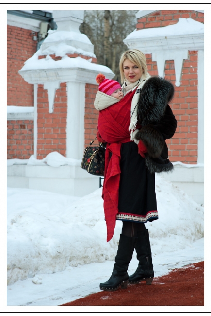 Слинг-шарф Ellevill Jade Chilli