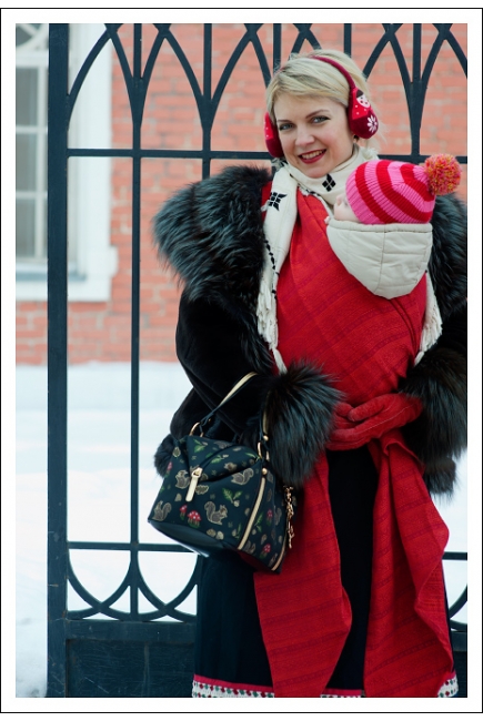 Слинг-шарф Ellevill Jade Chilli