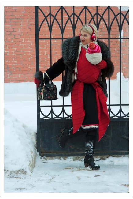 Слинг-шарф Ellevill Jade Chilli