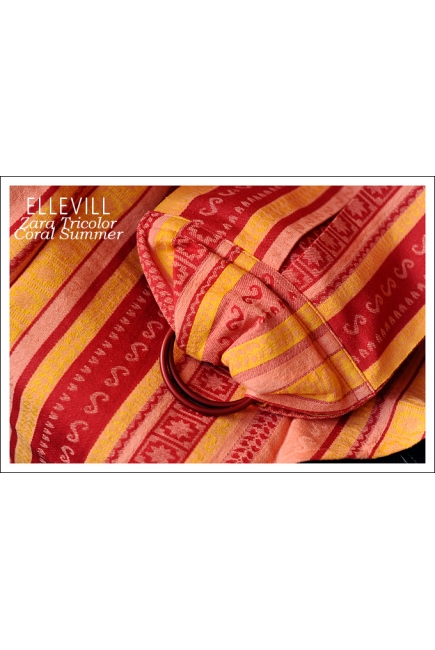 Слинг с кольцами Ellevill Zara Tricolor Coral Summer