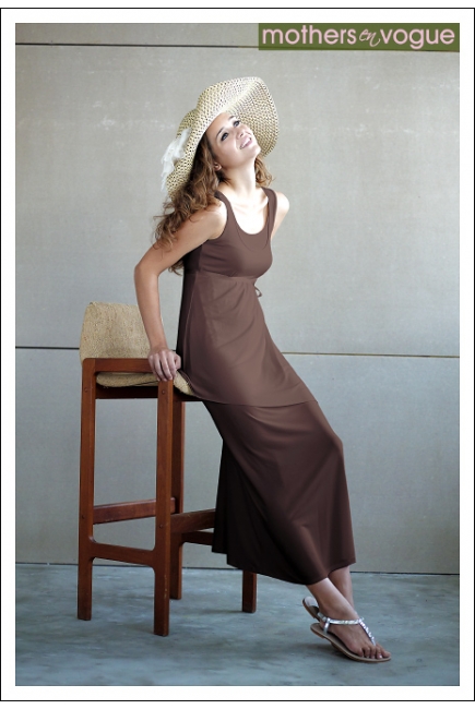 Платье Mothers en Vogue "Gaia Dream", цвет коричневый