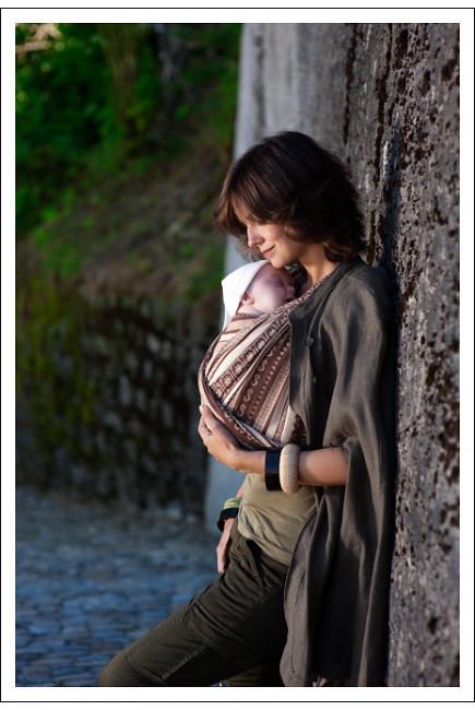 Слинг-шарф Ellevill Zara Tricolor Sandstorm со льном