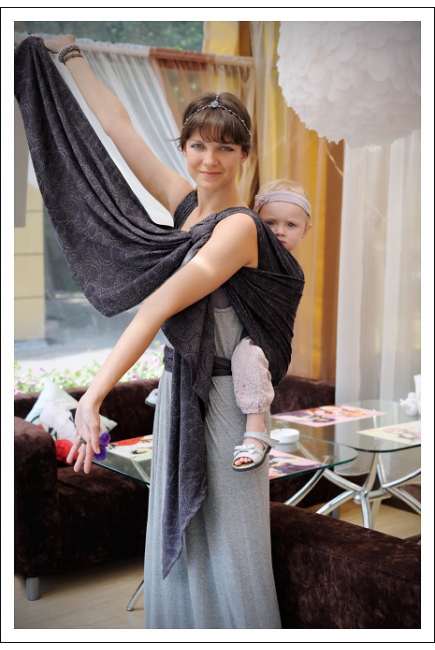 Слинг-шарф Ellevill Paisley Silver