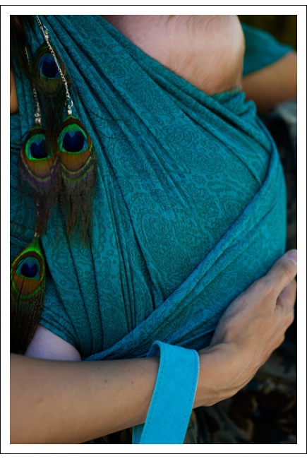 Слинг-шарф Ellevill Paisley Smaragd