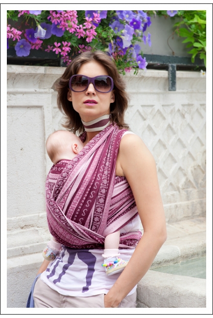 Слинг-шарф Ellevill Zara Tricolor Sugar со льном