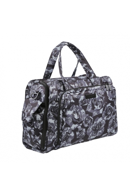 Дорожная сумка для мамы или сумка для двойни Ju-Ju-Be Be Prepared, Onyx Black Petals