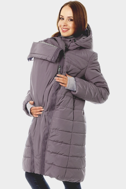 Слингокуртка зимняя Tepla 3в1, графит