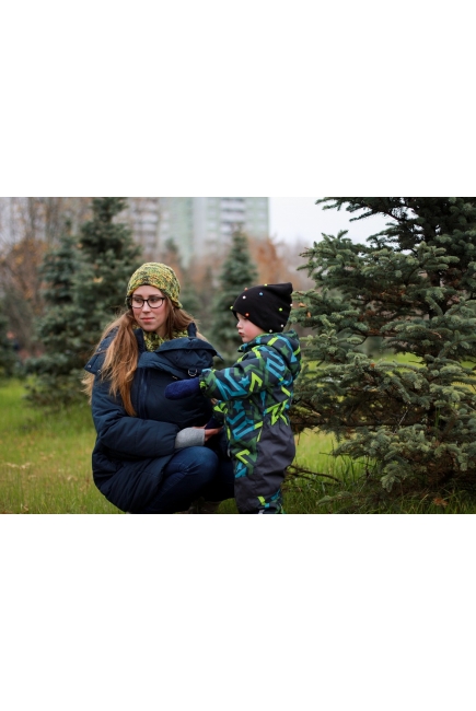 Слингокуртка зимняя Tepla 3в1, синий