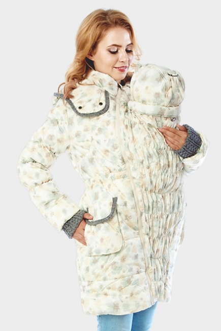 Слингокуртка зимняя Gliona 3в1, беж