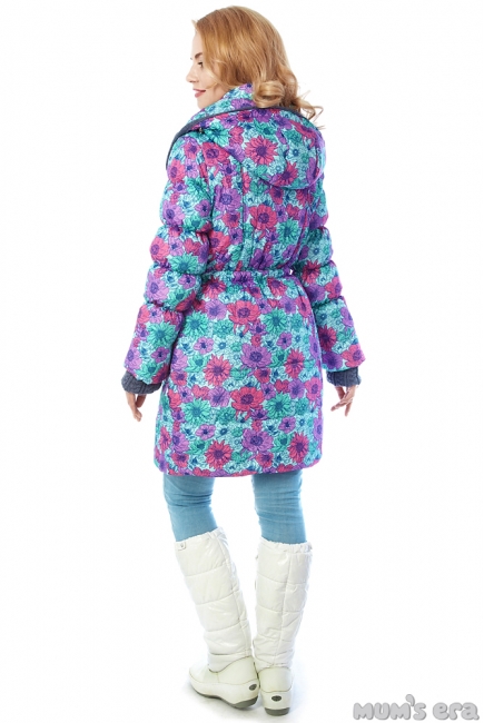 Слингокуртка зимняя Gliona 3в1, пион