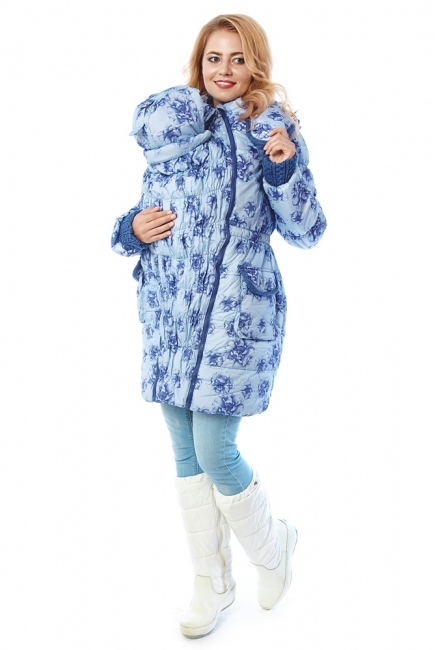 Слингокуртка зимняя Gliona 3в1, камелия