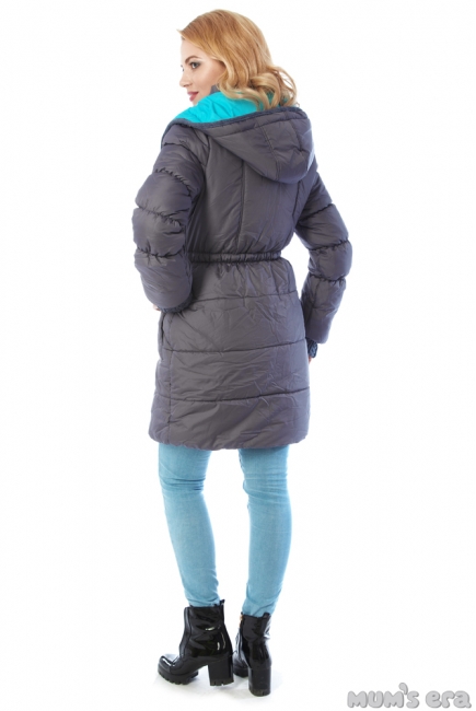 Слингокуртка зимняя Gliona 3в1, серый