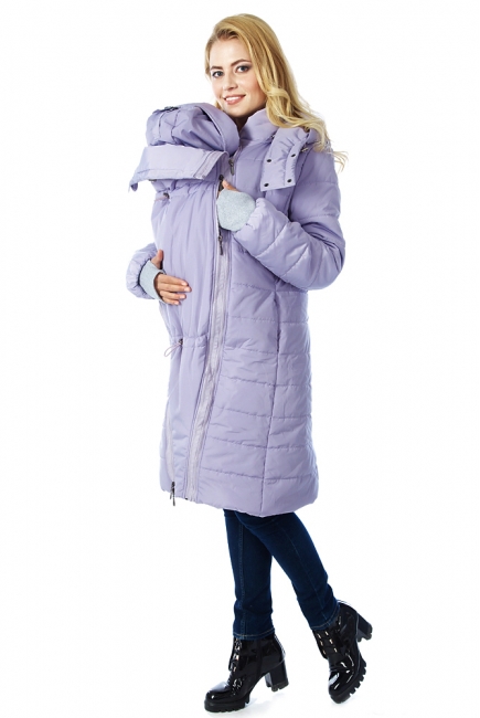 Слингокуртка зимняя Tepla 3в1, сиреневый