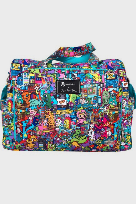 Дорожная сумка для мамы или сумка для двойни Ju-Ju-Be Be Prepared, Tokidoki Kaiju City