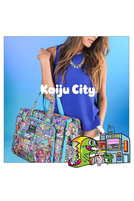 Дорожная сумка для мамы или сумка для двойни Ju-Ju-Be Be Prepared, Tokidoki Kaiju City