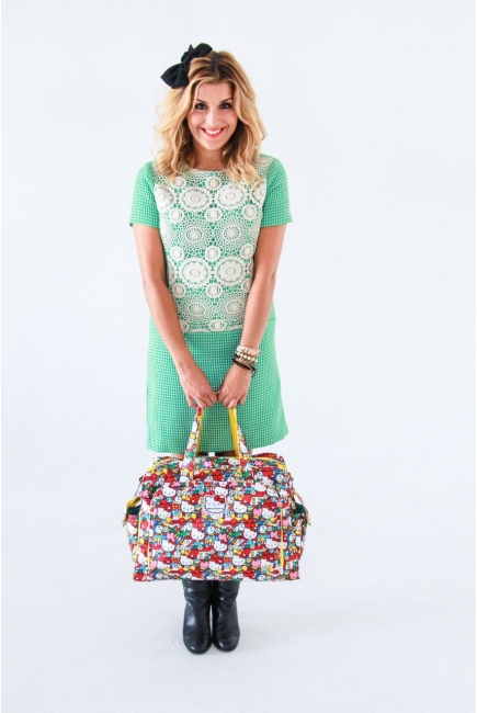 Дорожная сумка для мамы или сумка для двойни Ju-Ju-Be Be Prepared, Hello Kitty Tick Tok