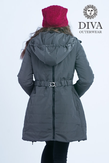 Слингокуртка зимняя 4 в 1 Diva Outerwear Grafite