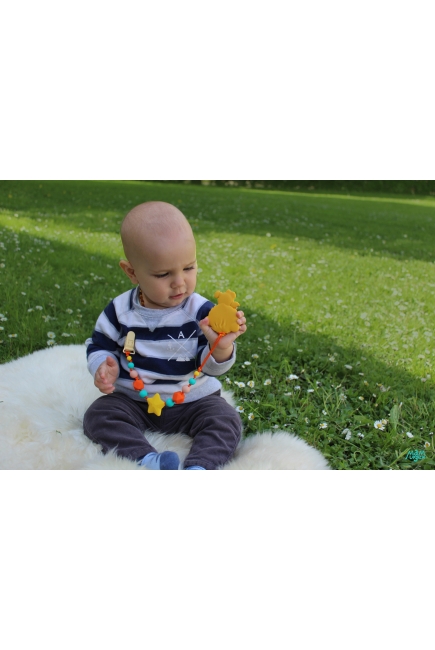 Силиконовый прорезыватель Лев