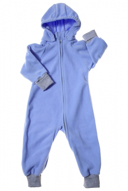 Флисовая поддева (комбинезон) Comfort, лазурь