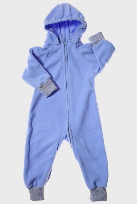 Флисовая поддева (комбинезон) Comfort, лазурь