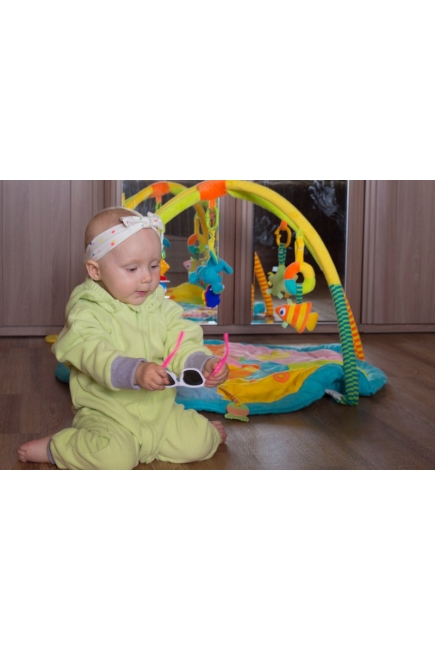 Флисовая поддева (комбинезон) Comfort, лайм