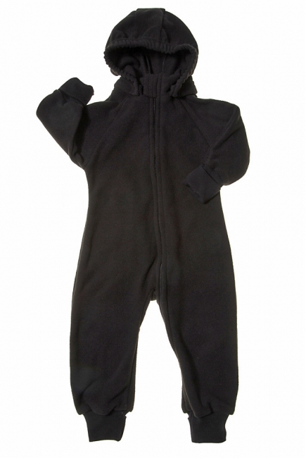 Флисовая поддева (комбинезон) Comfort, черный