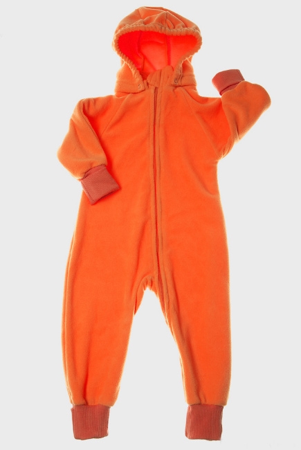 Слингокомбинезон флисовый (поддева) Comfort, оранжевый