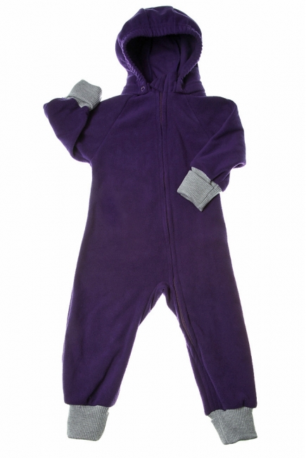 Флисовая поддева (комбинезон) Comfort, фиолетовый