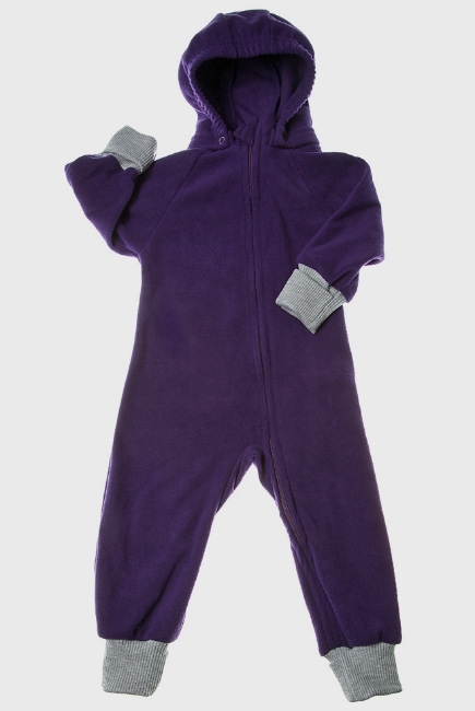 Флисовая поддева (комбинезон) Comfort, фиолетовый