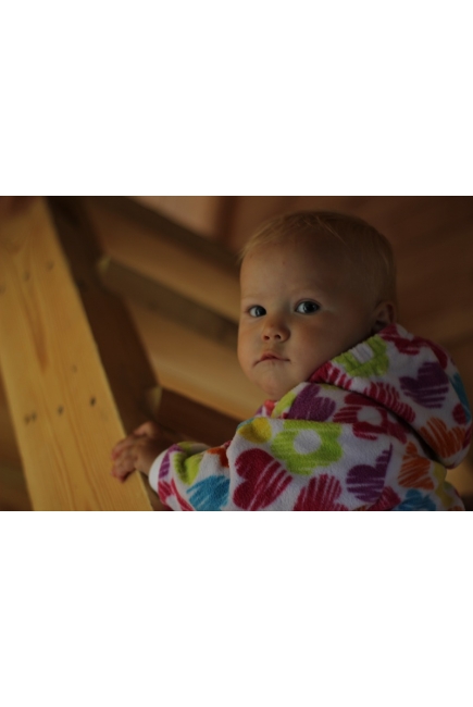 Флисовая поддева (комбинезон) Comfort, сердечки