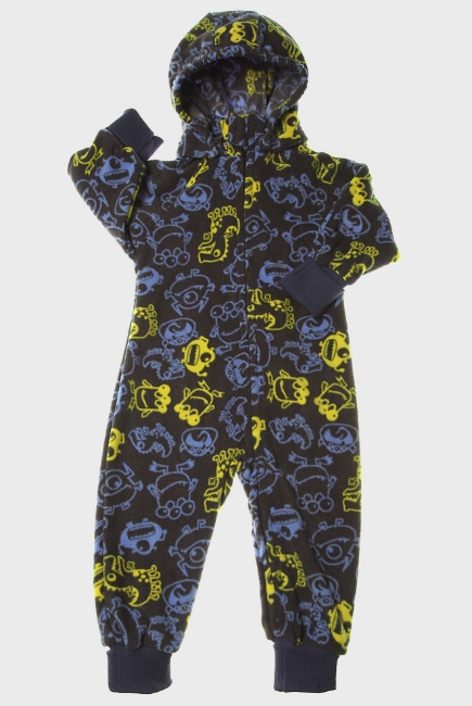 Флисовая поддева (комбинезон) Comfort, динозавры