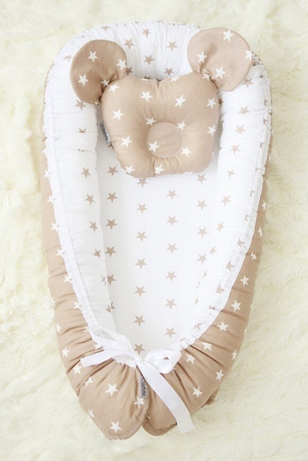 Гнездышко-кокон для новорожденных Babynest Latte