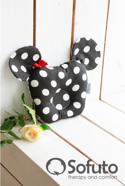 Гнездышко-кокон для новорожденных Babynest Minnie black