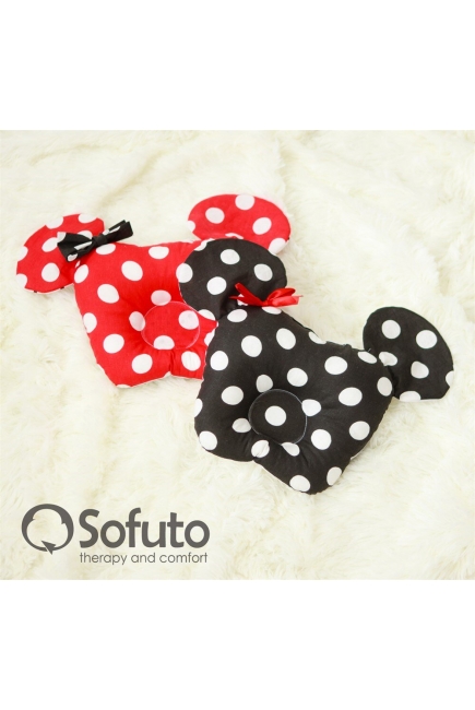 Гнездышко для новорожденных Babynest Minnie red dots