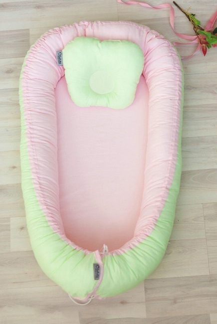 Кокон-гнездышко для новорожденных Babynest Praline Ness