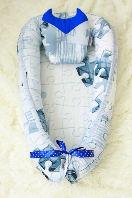 Гнездышко-кокон для новорожденных Babynest Super Man