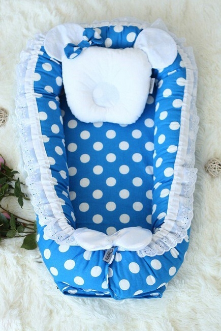 Гнездышко-кокон для новорожденных Babynest Vasilek