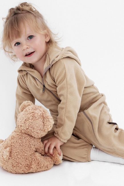 Флисовый комбинезон (поддева), экрю