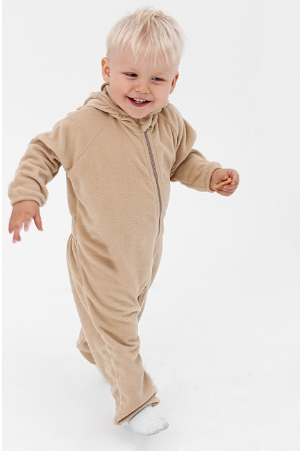 Флисовый комбинезон (поддева), песочный