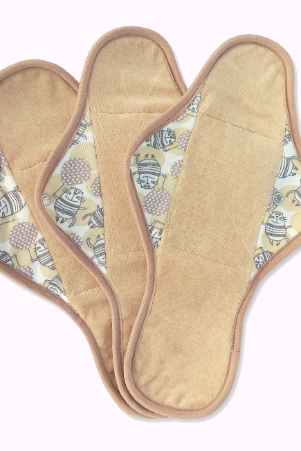 Набор ночных многоразовых женских прокладок "БИО"