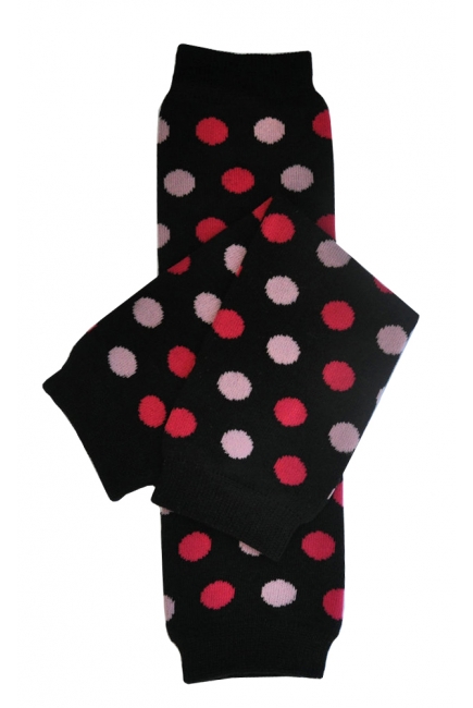 Слингогетры (гетры для детей) "Dots Black Pink"