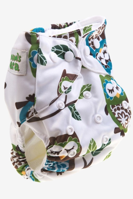 Многоразовый подгузник Mums Era, Совы (с 2 вкладышами)