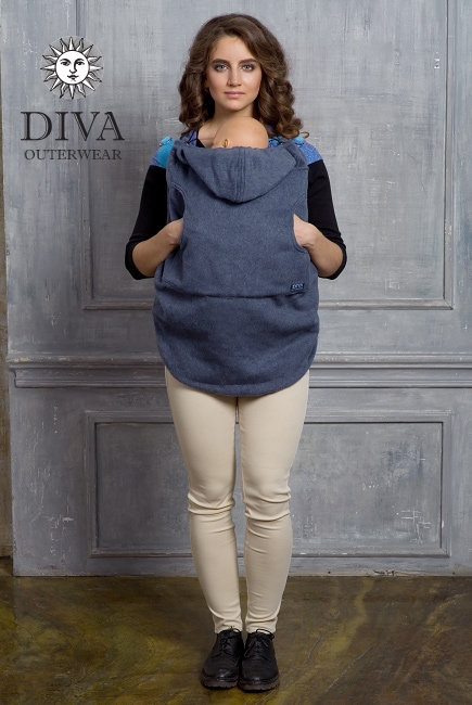 Слингонакидка из шерсти Diva Outerwear Notte